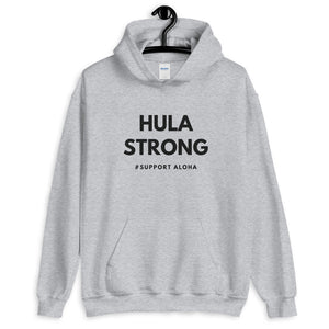 Unisex Hoodie HULA STRONG Logo Black