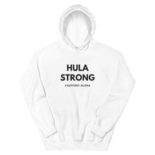 Load image into Gallery viewer, Unisex Hoodie HULA STRONG Logo Black
