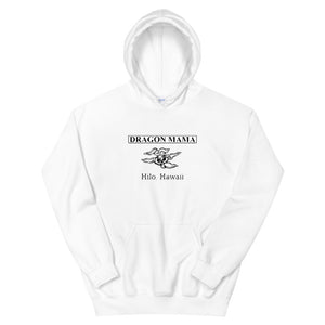 Unisex Hoodie Dragon Mama Futon Shop (Logo Black)