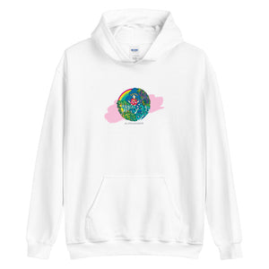 Unisex Hoodie Bright Color Aloha Hands