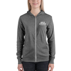 Unisex zip hoodie "LELE 'UWEHE" / Front & Back Printing