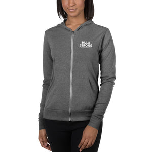 Unisex zip hoodie "LELE 'UWEHE" / Front & Back Printing