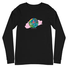 Load image into Gallery viewer, Unisex Long Sleeve Tee Dark Color Aloha Hands
