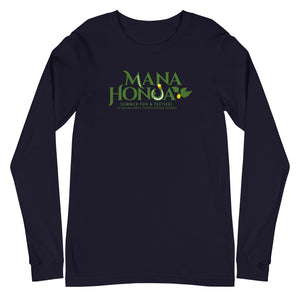 MANA HONUA Unisex Long Sleeve Tee Logo Green