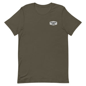 Short-Sleeve Unisex T-Shirt Hawaii Soccer Academy Front & Back printing (Logo White)