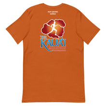 Load image into Gallery viewer, Short-Sleeve Unisex T-Shirt Kauai Marathon Front &amp; Back printing (Logo White)
