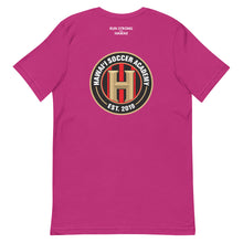 Load image into Gallery viewer, Short-Sleeve Unisex T-Shirt Hawaii Soccer Academy Front &amp; Back printing (Logo White)
