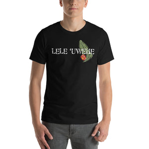 Short-Sleeve Unisex T-Shirt LELE 'UWEHE Front & Back Printing Logo White