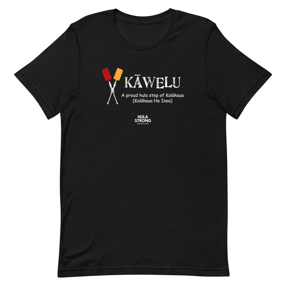 Short-Sleeve Unisex T-Shirt KAWELU Kahili Logo White
