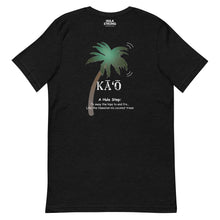 Load image into Gallery viewer, Short-Sleeve Unisex T-Shirt KAO Front &amp; Back Printing Logo White
