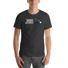 Load image into Gallery viewer, Hawaii Sports Alliance Short-Sleeve Unisex T-Shirt (White Logo)

