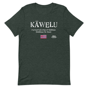Short-Sleeve Unisex T-Shirt KAWELU Flag Logo White