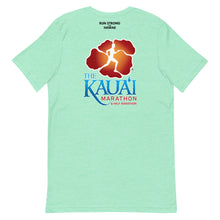 Load image into Gallery viewer, Short-Sleeve Unisex T-Shirt Kauai Marathon Front &amp; Back printing (Logo Black)
