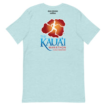 Load image into Gallery viewer, Short-Sleeve Unisex T-Shirt Kauai Marathon Front &amp; Back printing (Logo Black)
