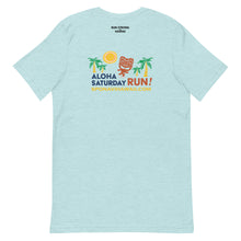 Load image into Gallery viewer, Short-Sleeve Unisex T-Shirt Aloha Saturday Run Front &amp; Back printing (Logo Black)
