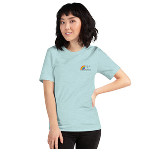 Short-Sleeve Unisex T-Shirt Hawaii de Poupelle (Rainbow Logo black)