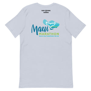 Short-Sleeve Unisex T-Shirt Maui Marathon Front & Back printing (Logo Black)
