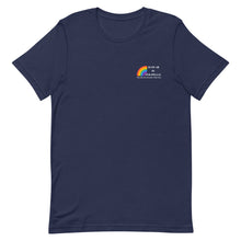 Load image into Gallery viewer, Short-Sleeve Unisex T-Shirt Hawaii de Poupelle (Rainbow Logo white)
