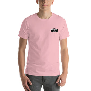 Short-Sleeve Unisex T-Shirt Aloha Saturday Run Front & Back printing (Logo Black)