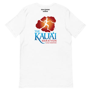 Short-Sleeve Unisex T-Shirt Kauai Marathon Front & Back printing (Logo Black)