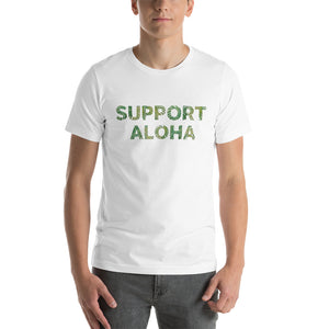 Short-Sleeve Unisex T-Shirt Support Aloha by Miyuki