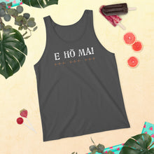 Load image into Gallery viewer, Unisex Tank Top E HO MAI Front &amp; Back Printing Logo White
