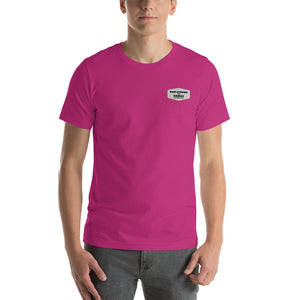 Honolulu Triathlon Short-Sleeve Unisex T-Shirt Front & Back printing (Logo White)