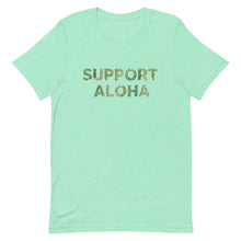 Load image into Gallery viewer, Short-Sleeve Unisex T-Shirt Support Aloha by Miyuki
