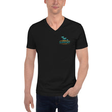Load image into Gallery viewer, Unisex Short Sleeve V-Neck T-Shirt #SUPPORT ALOHA Series Island
