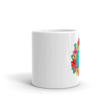 Load image into Gallery viewer, White glossy mug #SUPPORT ALOHA Series Flower
