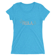 Load image into Gallery viewer, Ladies&#39; short sleeve t-shirt HELA Logo White

