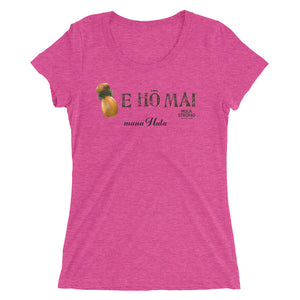 Ladies' short sleeve t-shirt for "mana Hula"