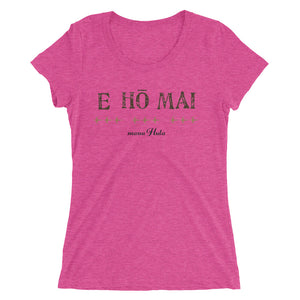 Ladies' short sleeve t-shirt for "mana Hula"