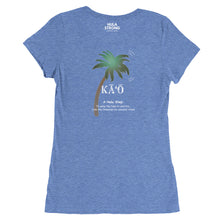 Load image into Gallery viewer, Ladies&#39; short sleeve t-shirt KAO Front &amp; Back Printing Logo White

