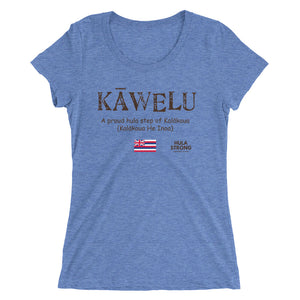 Ladies' short sleeve t-shirt KAWELU Flag
