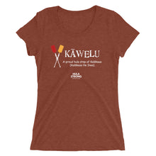 Load image into Gallery viewer, Ladies&#39; short sleeve t-shirt KAWELU Kahili Logo White
