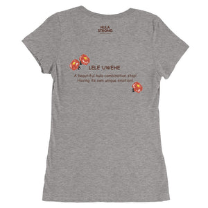 Ladies' short sleeve t-shirt LELE 'UWEHE Front & Back Printing