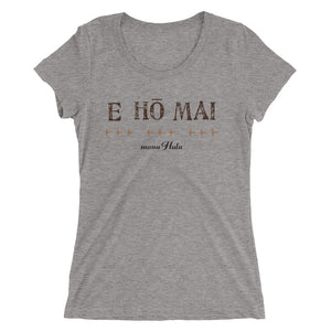 Ladies' short sleeve t-shirt for "mana Hula"