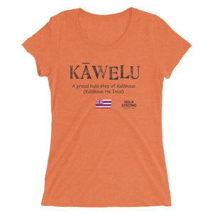 Ladies' short sleeve t-shirt KAWELU Flag