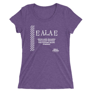 Ladies' short sleeve t-shirt E ALA E Logo White