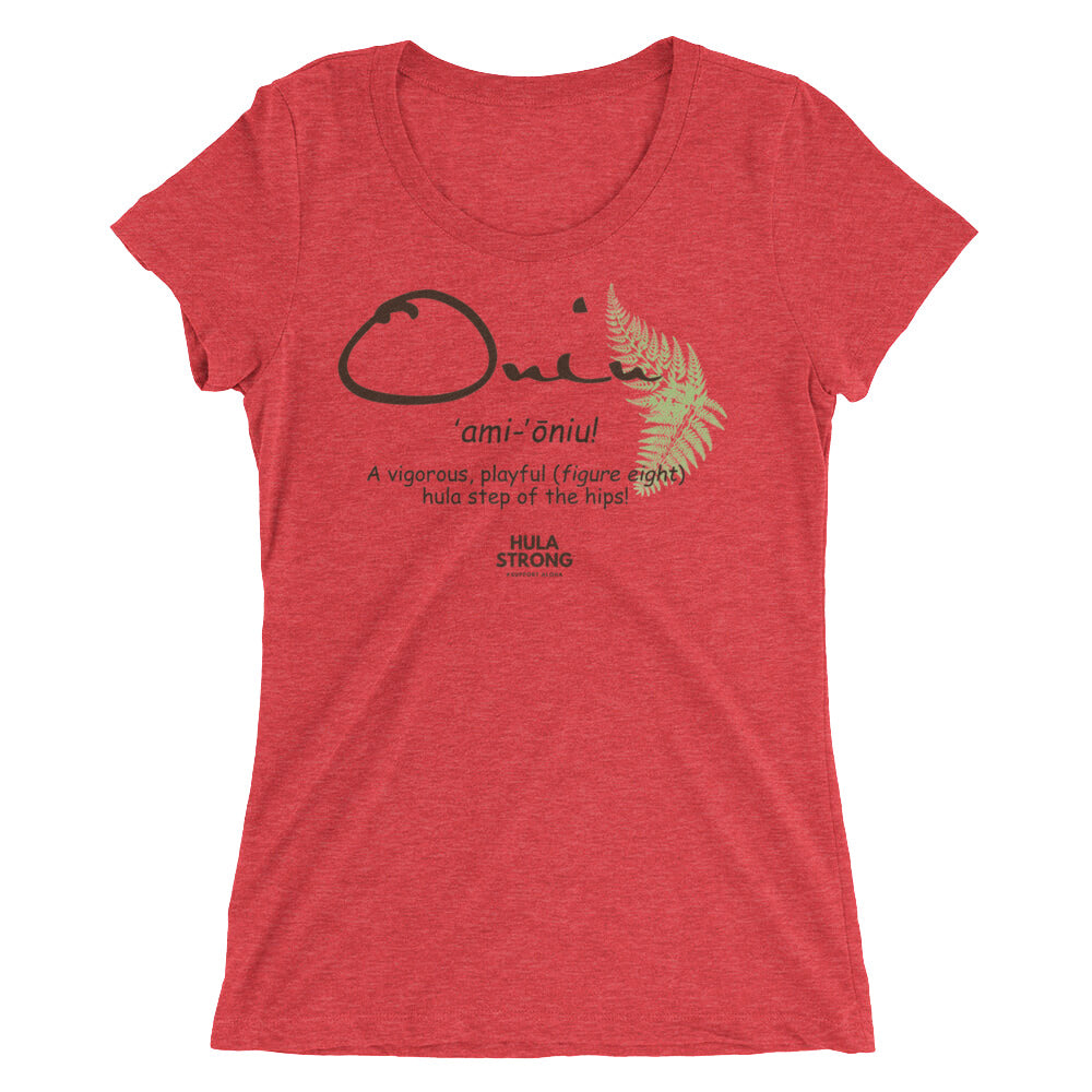 Ladies' short sleeve t-shirt ONIU