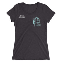 Load image into Gallery viewer, &quot;HULA APPS&quot; Ladies&#39; short sleeve t-shirt Blue Logo
