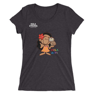 "HULA APPS" Ladies' short sleeve t-shirt