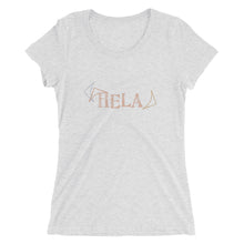 Load image into Gallery viewer, Ladies&#39; short sleeve t-shirt HELA Logo White

