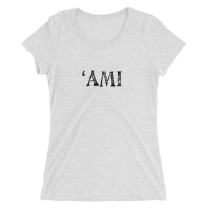 Ladies' short sleeve t-shirt AMI Black Logo