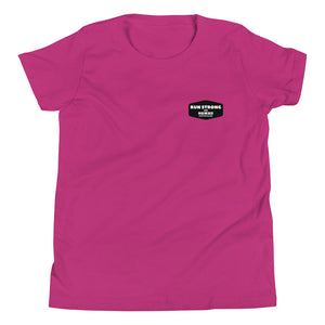 Youth Short Sleeve T-Shirt Hawaii Soccer Academy Front & Back printing (Logo Black)