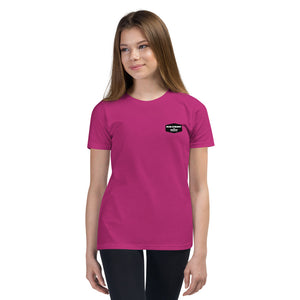 Youth Short Sleeve T-Shirt Aloha Saturday Run Front & Back printing (Logo Black)