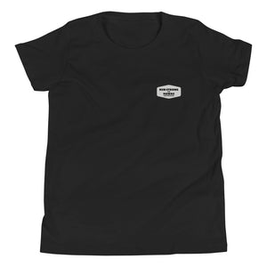 Youth Short Sleeve T-Shirt Aloha Saturday Run Front & Back printing (Logo White)