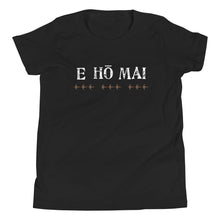 Load image into Gallery viewer, Youth Short Sleeve T-Shirt E HO MAI Front &amp; Back Printing Logo White
