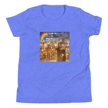 Load image into Gallery viewer, Youth Short Sleeve T-Shirt Hawaii de Poupelle with Rainbow
